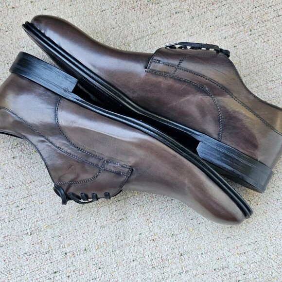 Dolce & Gabbana Men Shoes Oxford Lace Up Brown (Grayish) Size 5 Made in Italy main image 9